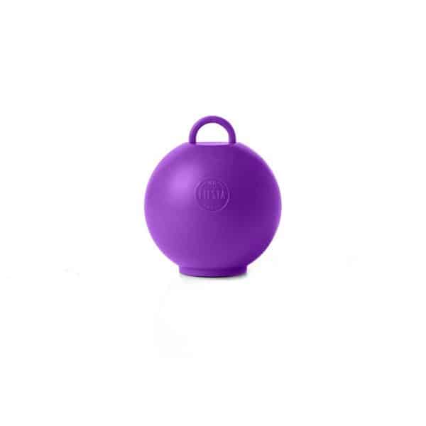 Mørk lilla ballon vægt rund