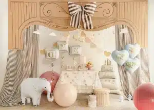 Stående elefant folie ballon