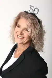 Sort 50-års hårbøjle