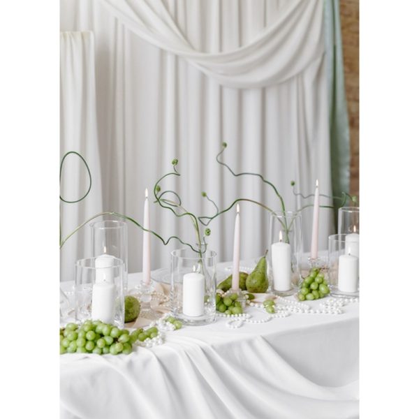 Glasrør lysestage (bred)