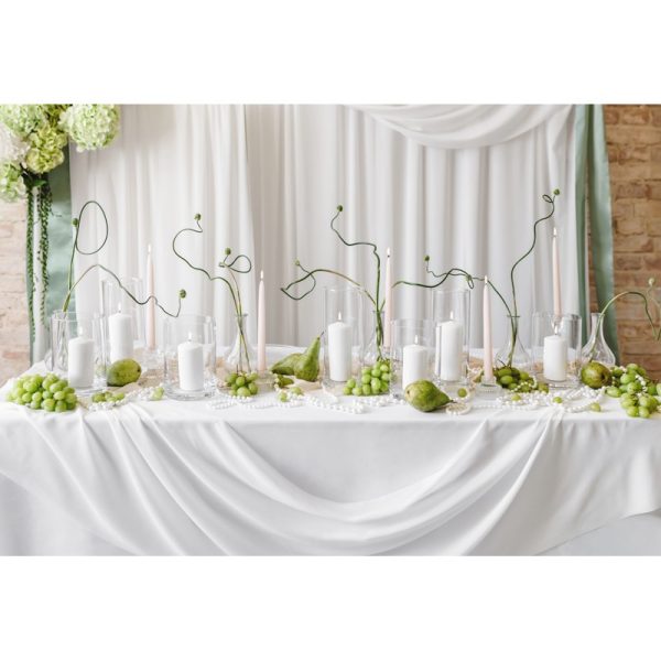 Glasrør lysestage (bred)