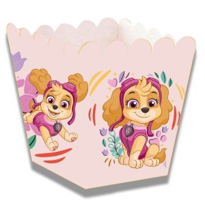 Lyserød Paw Patrol® Skye popcorn bæger