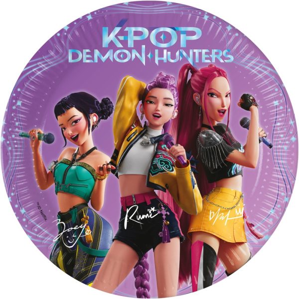 KPOP Demon Hunters® Paptallerkener KPOP Demon Hunters® Paptallerkener
