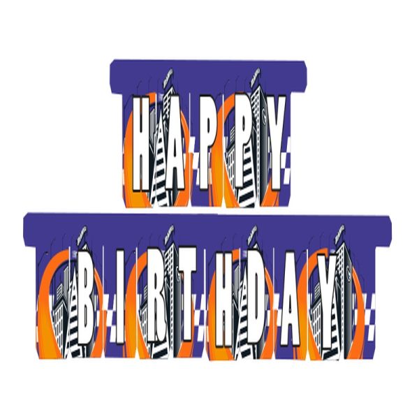 Hot Wheels® “happy birthday” guirlande
