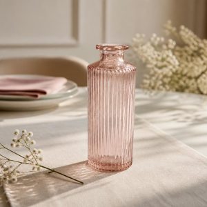 Rosa glas vaser leos