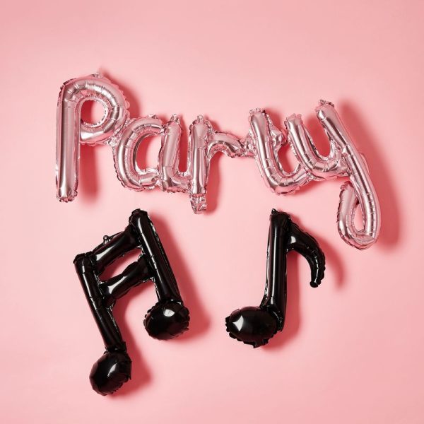Rosegold “party” m/noder folie ballon Rosegold “party” m/noder folie ballon