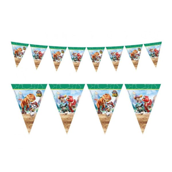 Paw Patrol® Dino filmen vimpel banner Paw Patrol® Dino filmen vimpel banner