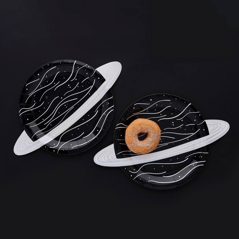 Planet Paptallerken - 8 stk (22,5 cm) | Party In A Box