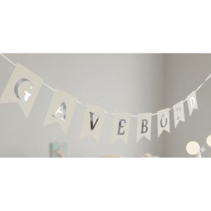 Sølv gavebord guirlande