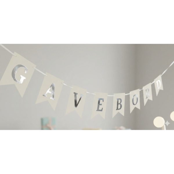 Sølv gavebord guirlande