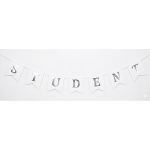 Sølv student banner