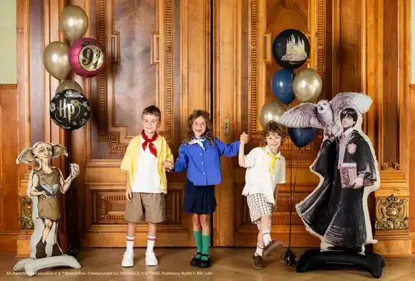 Harry Potter® og Hedwig stående folie ballon Harry Potter® og Hedwig stående folie ballon